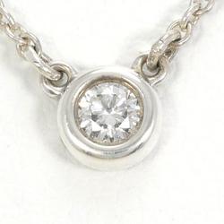 Tiffany by the Yard Silver Necklace Diamond Total Weight 1.6g Approx. 41cm