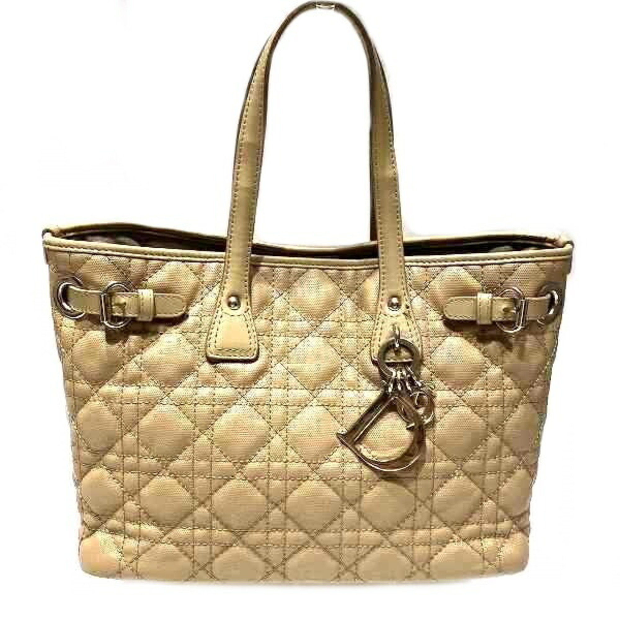 Christian Dior Dior Lady Pana Cannage Bag Tote Handbag Women's