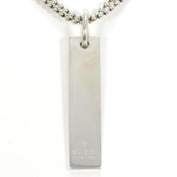 Gucci silver necklace box bag total weight approx. 23.8g 50cm