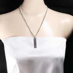 Gucci silver necklace box bag total weight approx. 23.8g 50cm