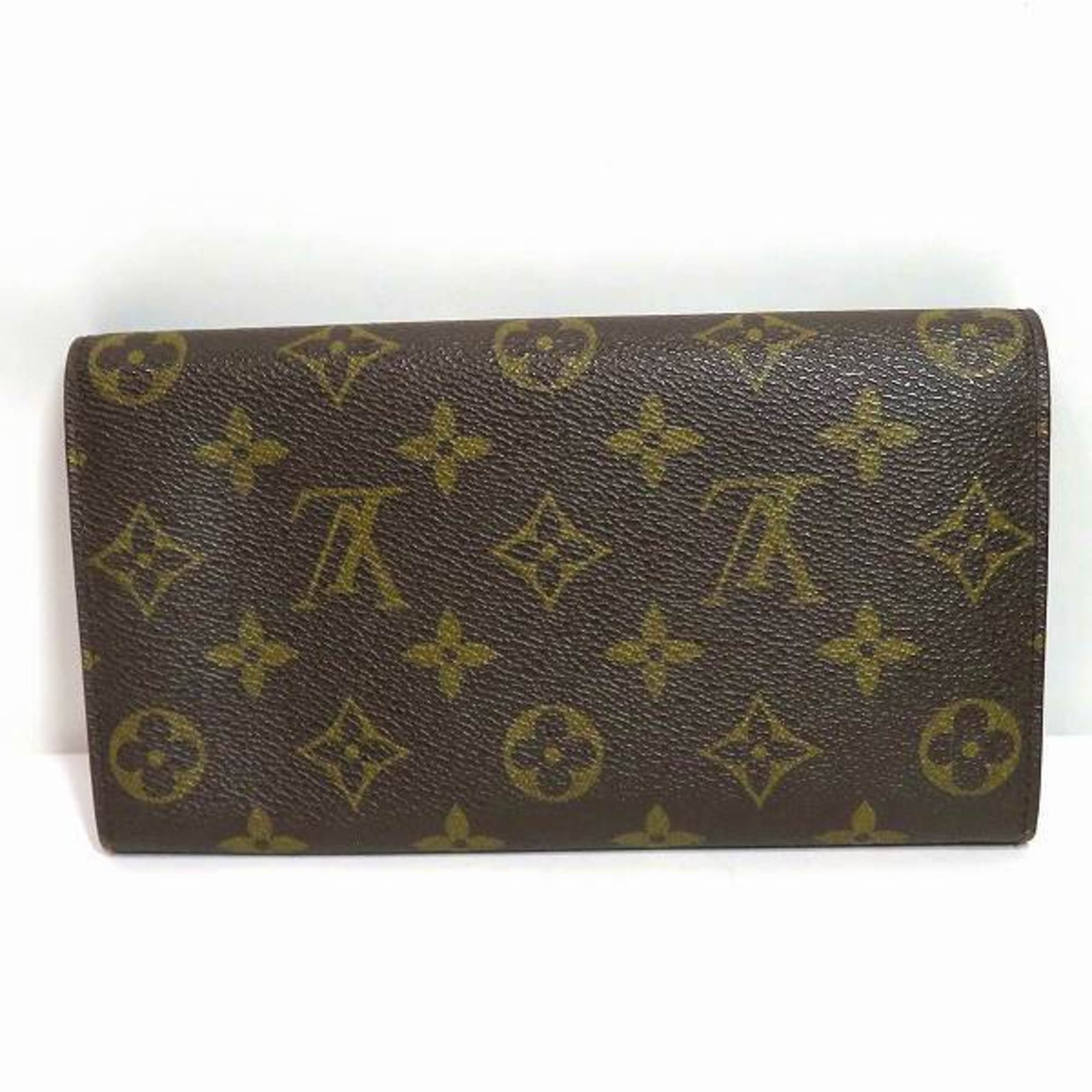 Louis Vuitton Monogram Pochette Porte Monnaie Credit M617265 Long Wallet for Men and Women