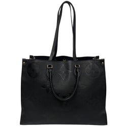 LOUIS VUITTON Louis Vuitton On the Go GM Monogram Empreinte Leather Tote Bag Handbag Black 14840