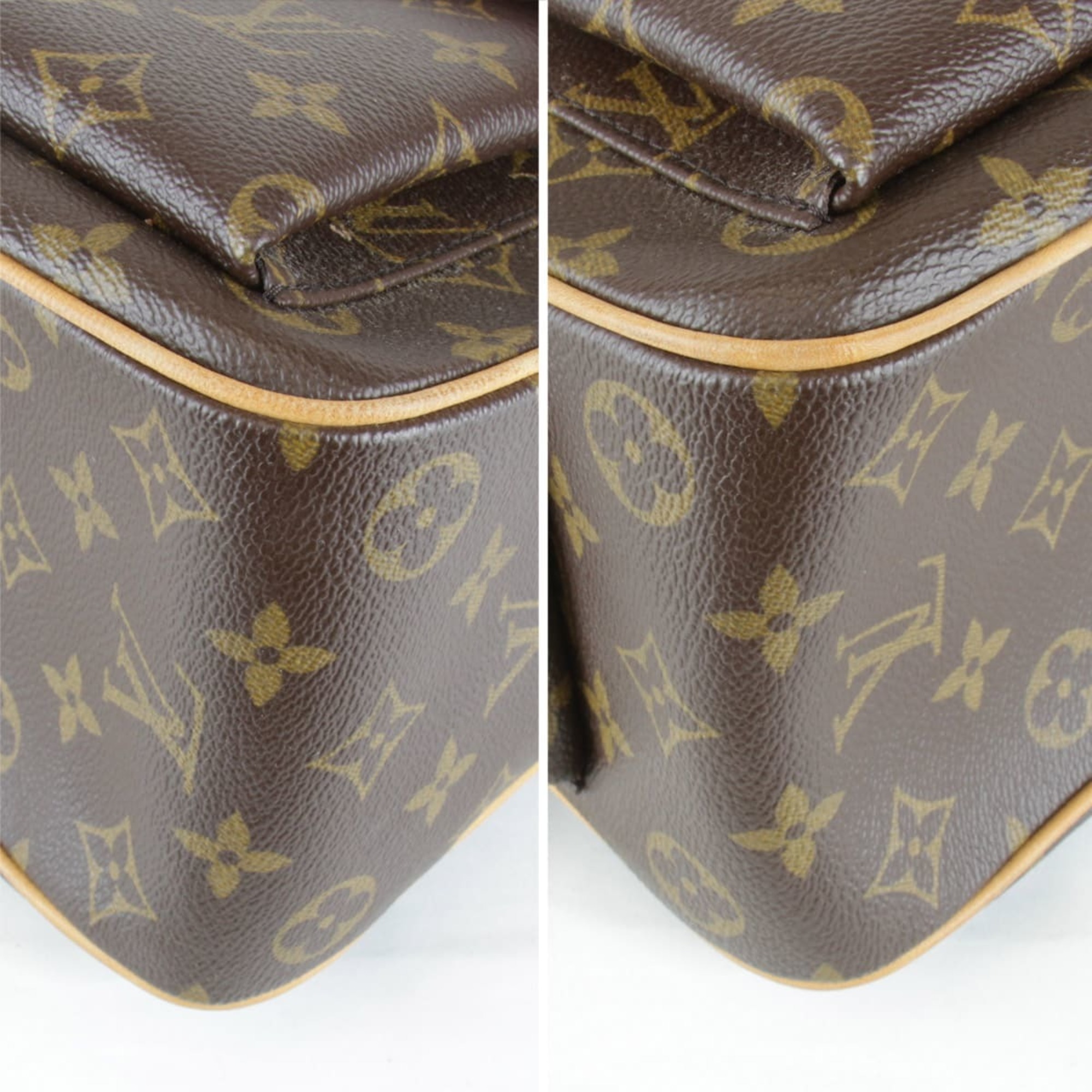 LOUIS VUITTON Louis Vuitton Multiple Cite M51162 Handbag Monogram Canvas Women's