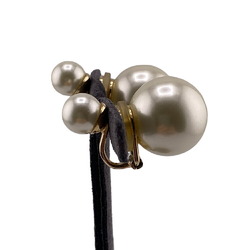 Christian Dior Tribales Faux Pearl Earrings White Women's