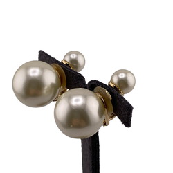 Christian Dior Tribales Faux Pearl Earrings White Women's