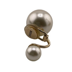 Christian Dior Tribales Faux Pearl Earrings White Women's