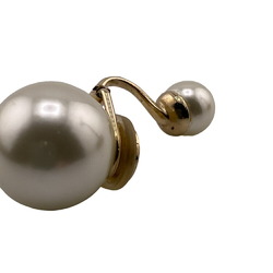 Christian Dior Tribales Faux Pearl Earrings White Women's