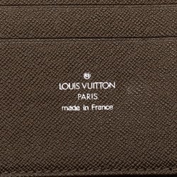 Louis Vuitton Taiga Organizer Atoll Long Wallet Round Travel Case M30658 Grisli Brown PVC Leather Men's LOUIS VUITTON