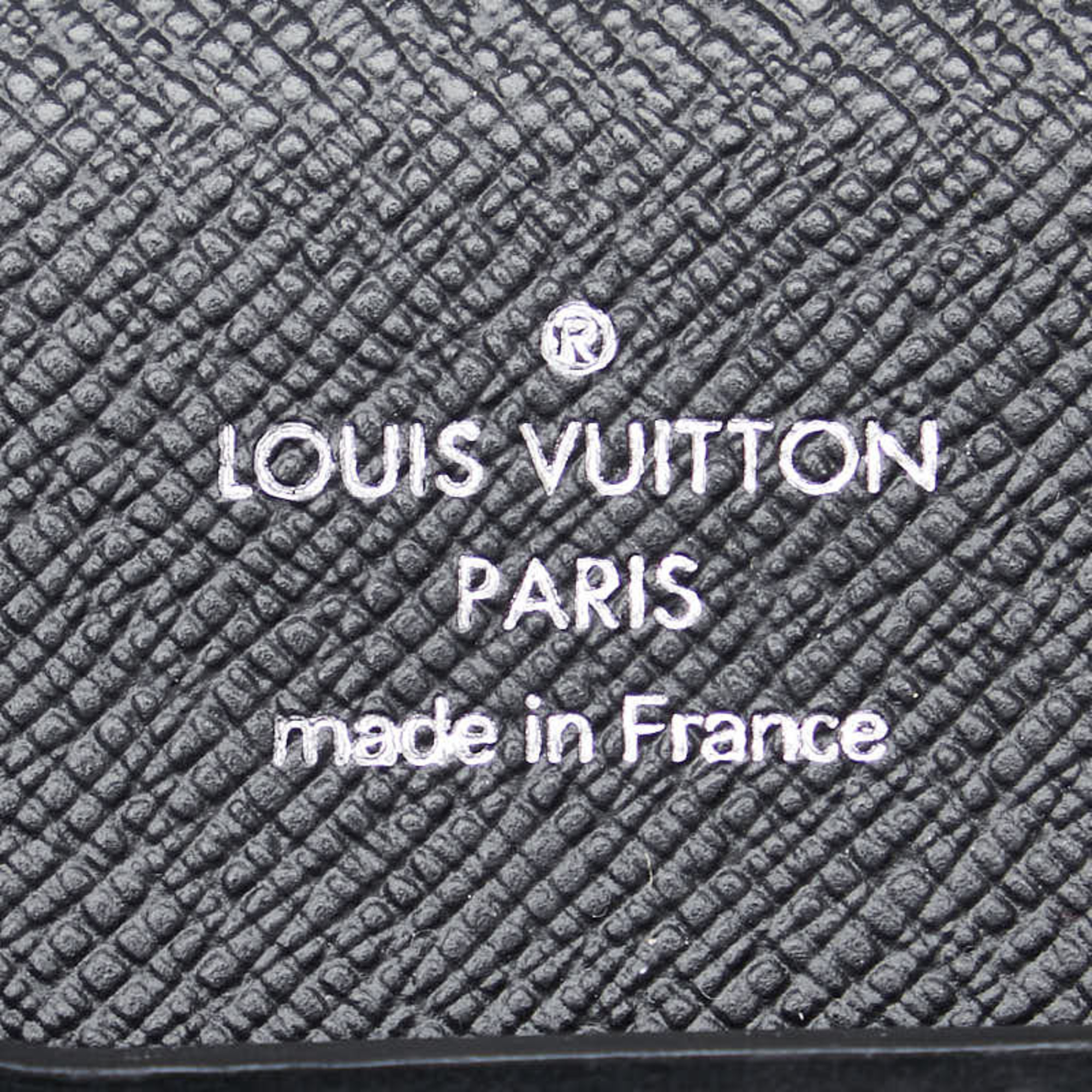 Louis Vuitton Taiga Serviette Moscova Bag M30032 Ardoise Black Leather Men's LOUIS VUITTON