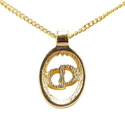 Christian Dior Dior CD Necklace Gold Plated Women's