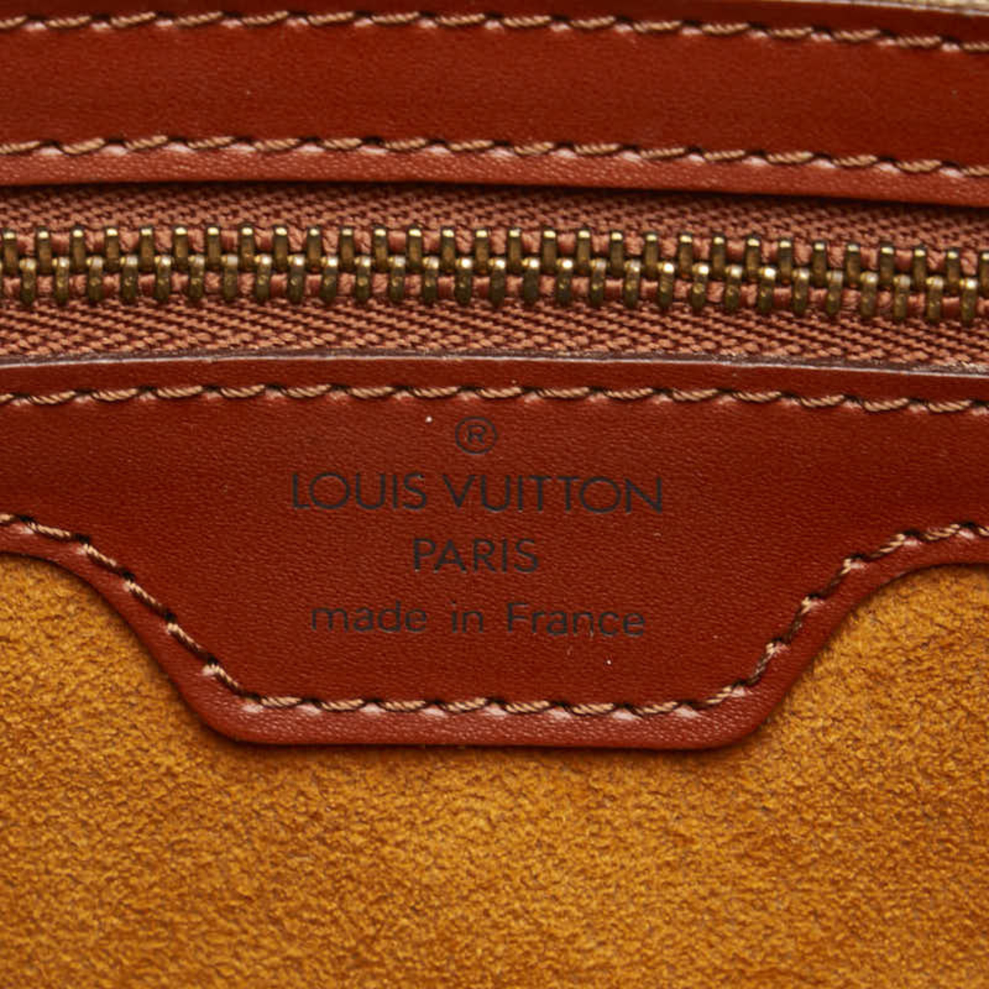 Louis Vuitton Epi Rucksack Shoulder Bag M52283 Kenya Brown Leather Women's LOUIS VUITTON