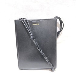 Jil Sander Tangle Black Leather Bag Shoulder Men Women