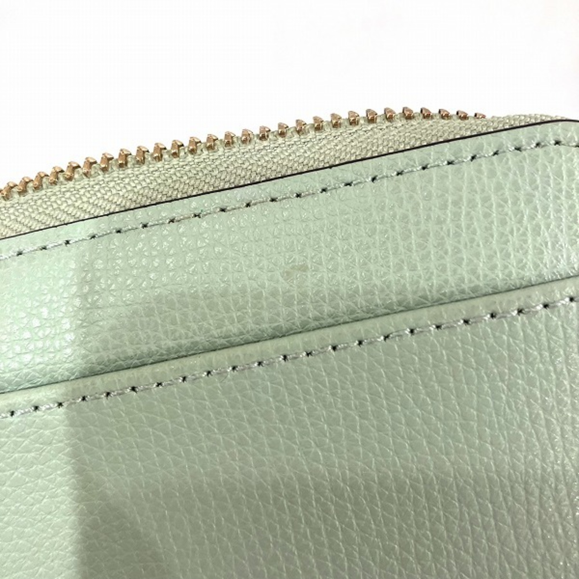 Kate Spade Round Zip Green Long Wallet for Women