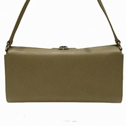 Salvatore Ferragamo Ferragamo Gancini Beige AU-21 5429 Bag Shoulder Women's