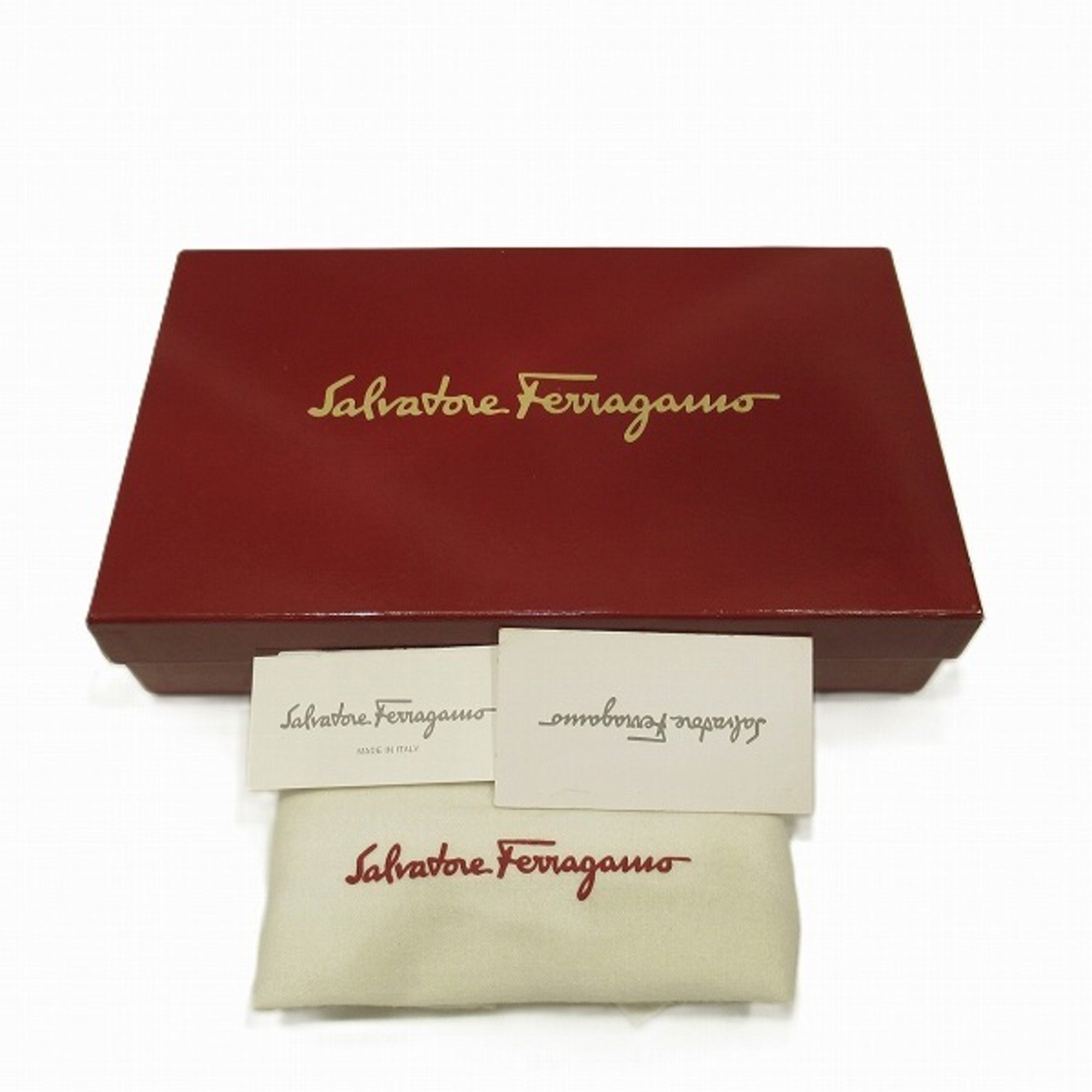 Salvatore Ferragamo Ferragamo Gancini Beige AU-21 5429 Bag Shoulder Women's