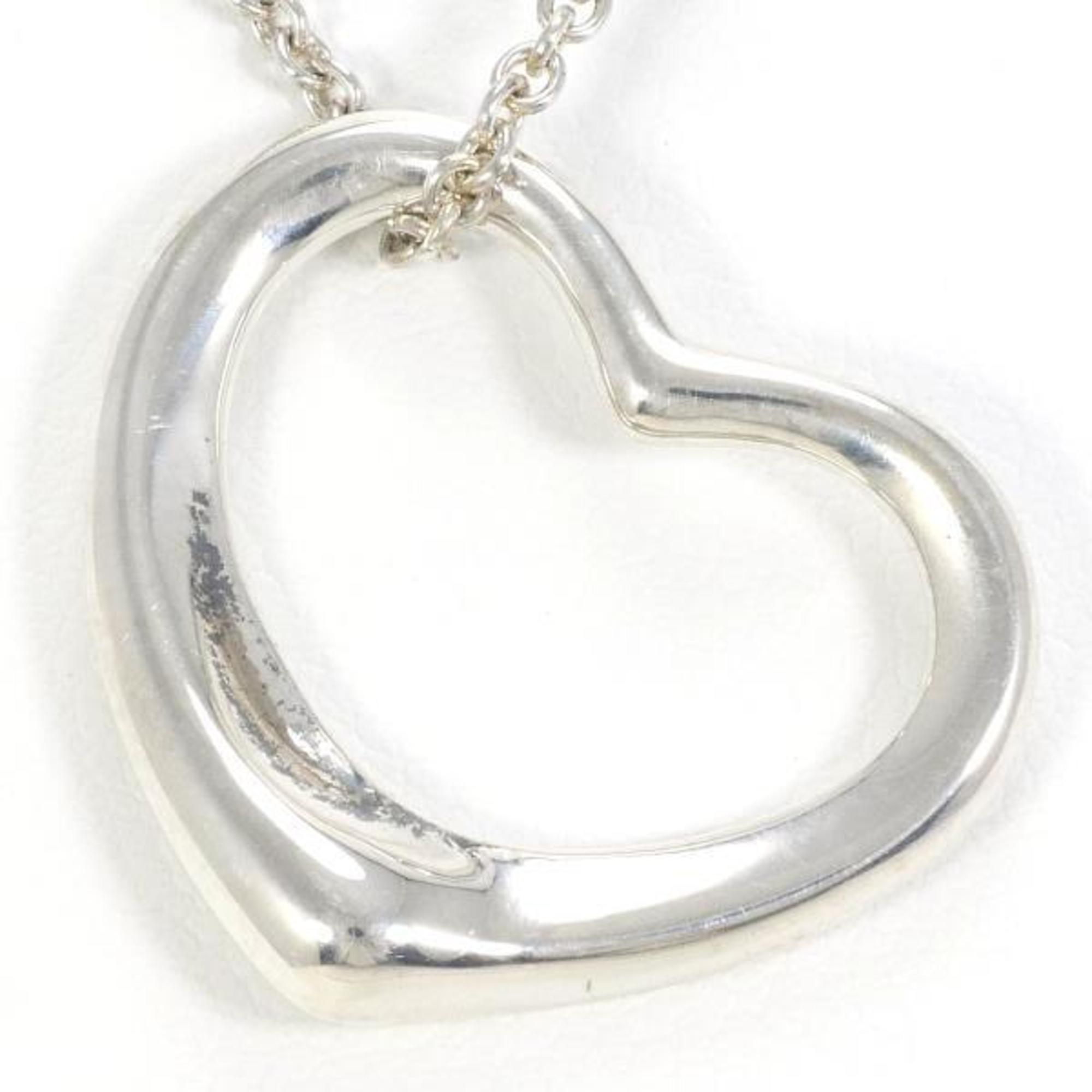 Tiffany Heart Silver Necklace Total weight approx. 5.6g 41cm