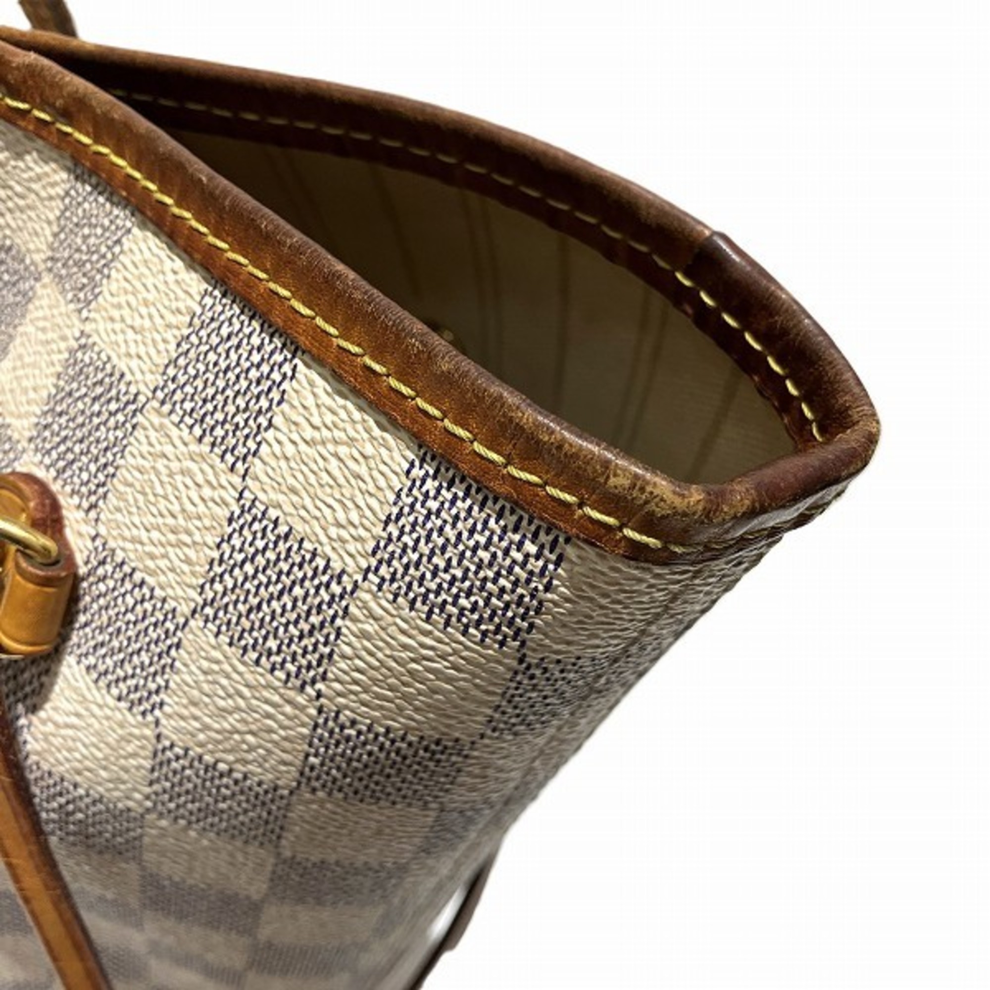 Louis Vuitton Damier Azur Neverfull MM N51107 Bag Tote Women's