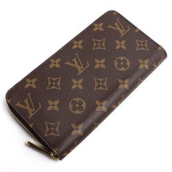 LOUIS VUITTON Louis Vuitton Zippy Wallet Long Round Monogram Brown M42616 IC Chip Women's