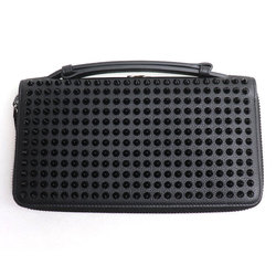 Christian Louboutin Panettone XL Long Wallet Round Black 3175209CM53 Men's