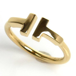 TIFFANY&Co. Tiffany K18YG Yellow Gold T-Wire Ring, Size 6.5, 2.8g, Women's