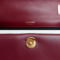 BURBERRY Small Lola Shoulder Bag Wine Red 8024217 Women's