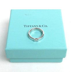 TIFFANY&Co. Tiffany K18WG White Gold Stacking Ring Diamond Size 12.5 5.7g Women's