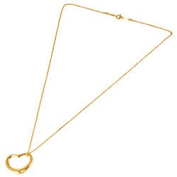 Tiffany & Co. Elsa Peretti Heart Pendant Necklace K18YG Women's