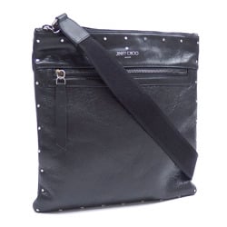 Jimmy Choo shoulder bag for women, black, leather, studs, star