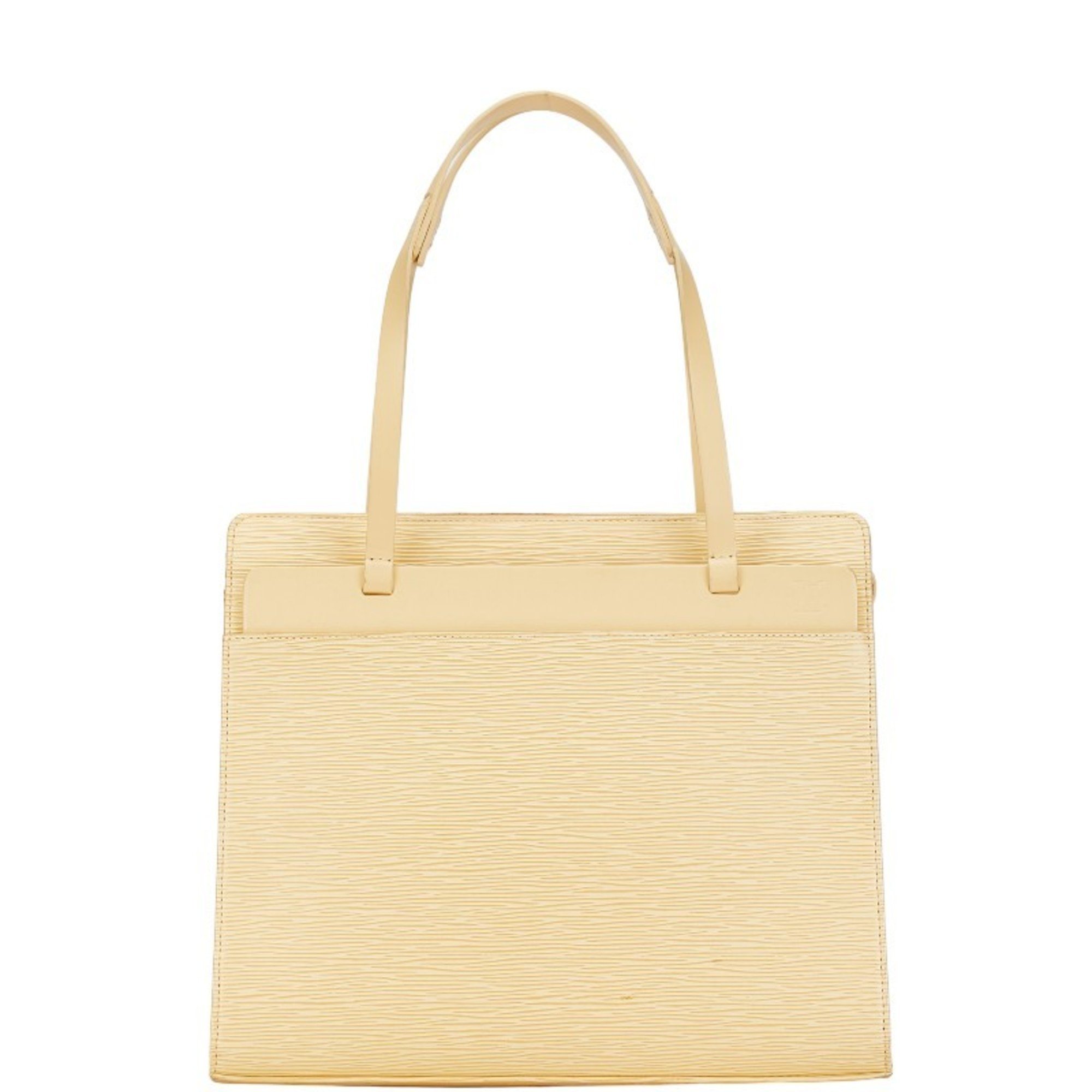 Louis Vuitton Epi Croisette PM Handbag Tote Bag M5249A Vanilla Beige Leather Women's LOUIS VUITTON