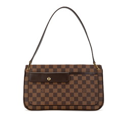 Louis Vuitton Damier Auburn Shoulder Bag N51129 Brown PVC Leather Women's LOUIS VUITTON