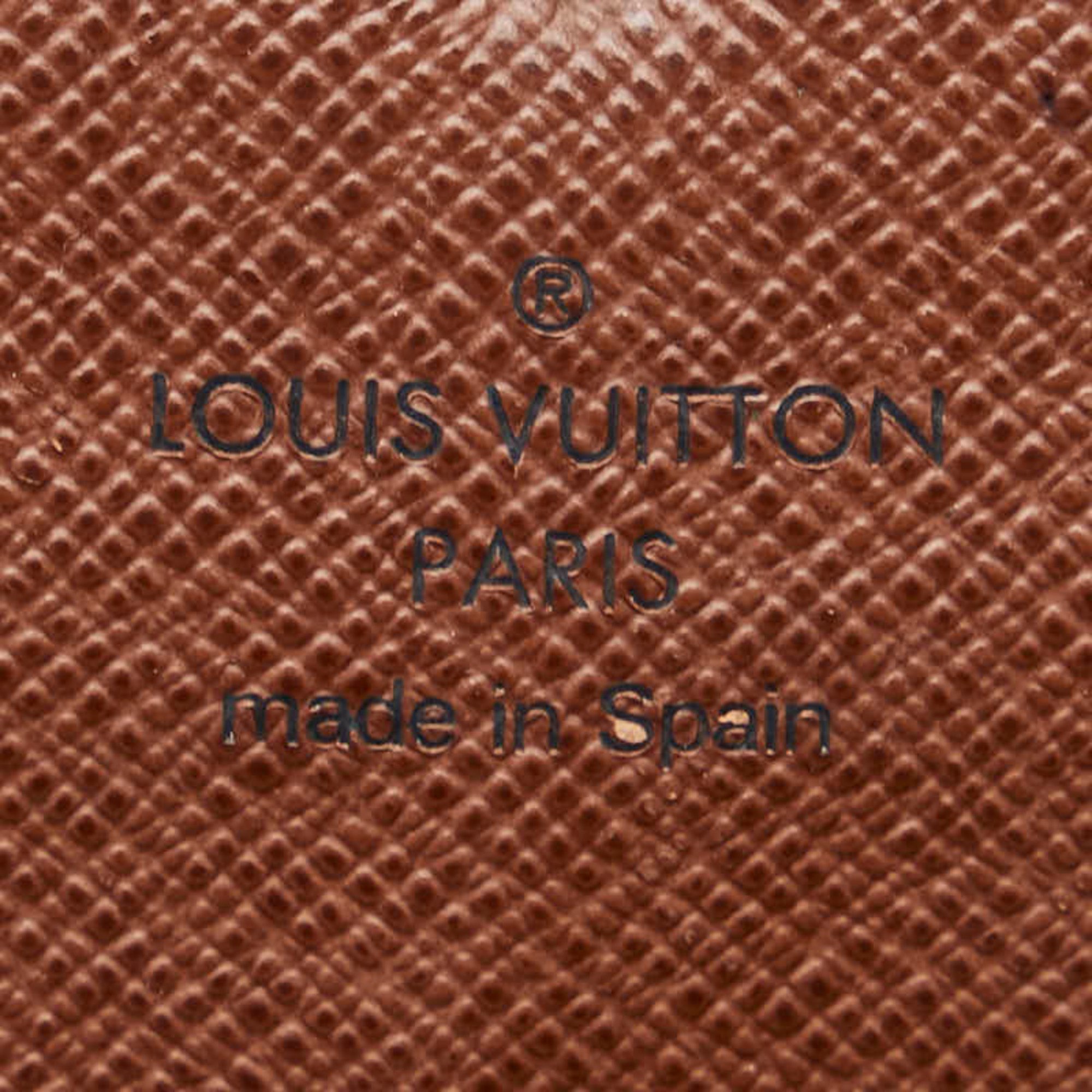 Louis Vuitton Monogram Portefeuille Sarah Long Wallet M61734 Brown PVC Leather Women's LOUIS VUITTON