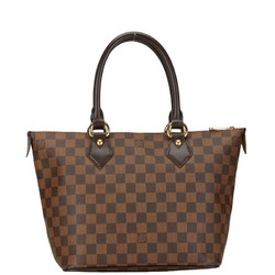 Louis Vuitton Damier Saleya PM Handbag Tote Bag N51183 Brown PVC Leather Women's LOUIS VUITTON