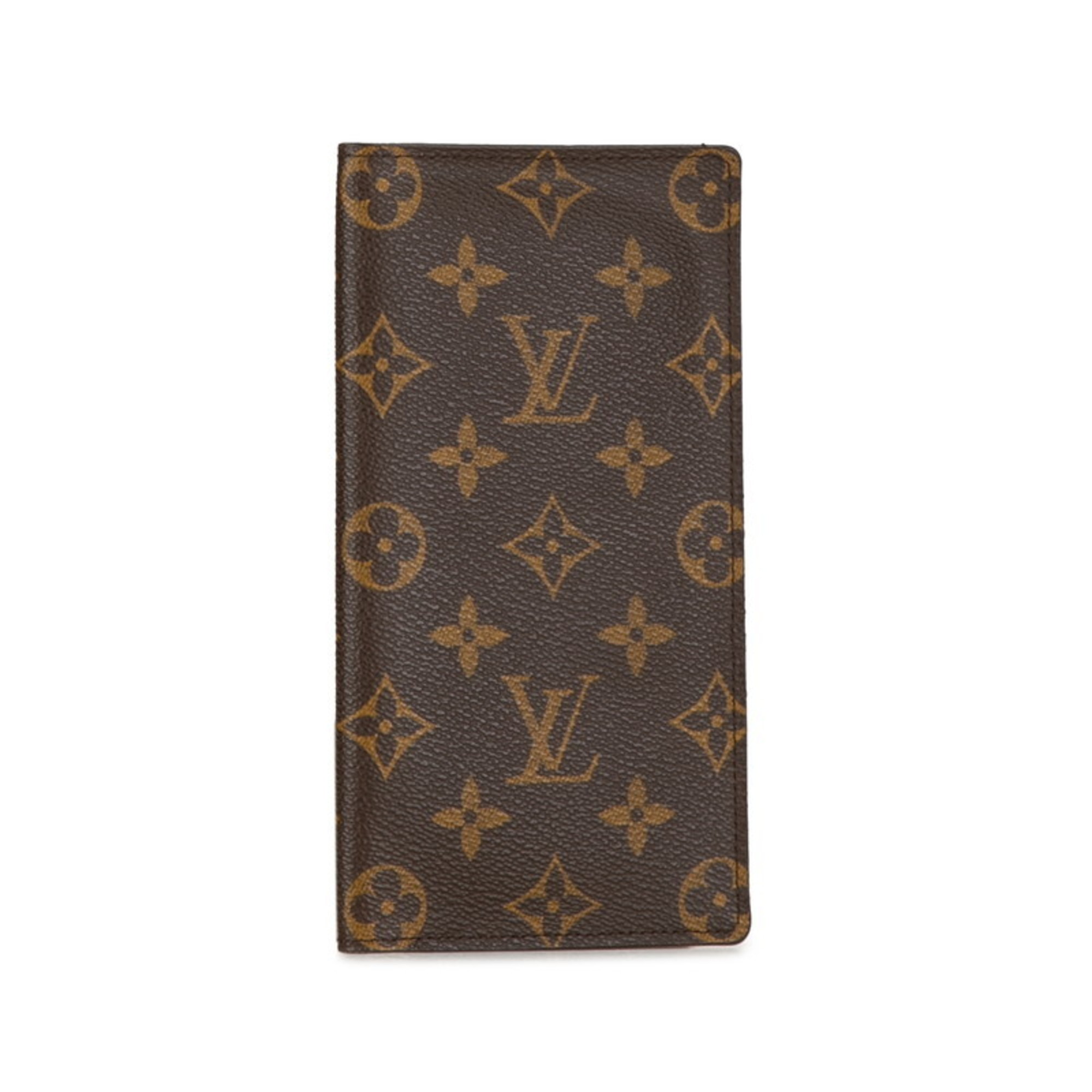 Louis Vuitton Monogram Porte-Valeur Carte Credit Long Wallet M61823 Brown PVC Leather Women's LOUIS VUITTON