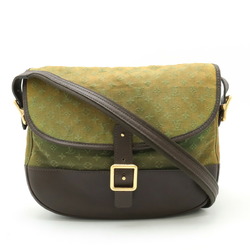 LOUIS VUITTON Louis Vuitton Monogram Shoulder Bag Belanger Canvas Leather TST Khaki Green Moss M92673