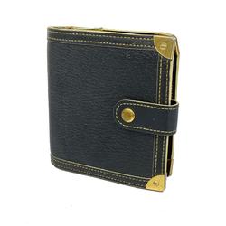 Louis Vuitton Wallet Suhali Compact Zip M91828 Noir Ladies