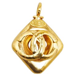 Chanel Coco Mark Pendant Top Gold Plated Women's CHANEL