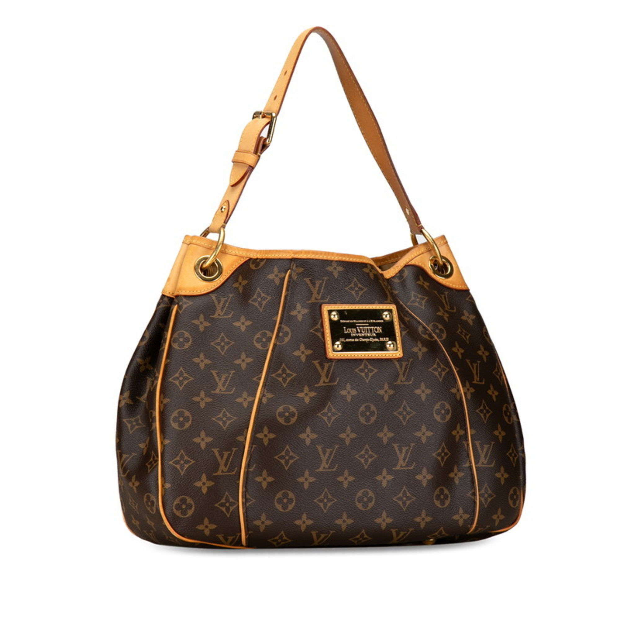 Louis Vuitton Monogram Galliera PM Handbag Tote Bag M56382 Brown PVC Leather Women's LOUIS VUITTON