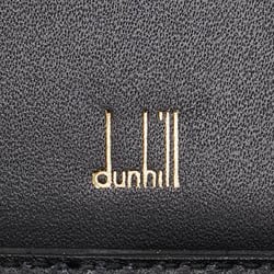 Dunhill Long Wallet Card Case Billfold Black Leather Men's