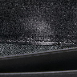 Dunhill Long Wallet Card Case Billfold Black Leather Men's