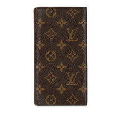 Louis Vuitton Monogram Porte Carte Credit Long Wallet M60825 Brown PVC Leather Women's LOUIS VUITTON