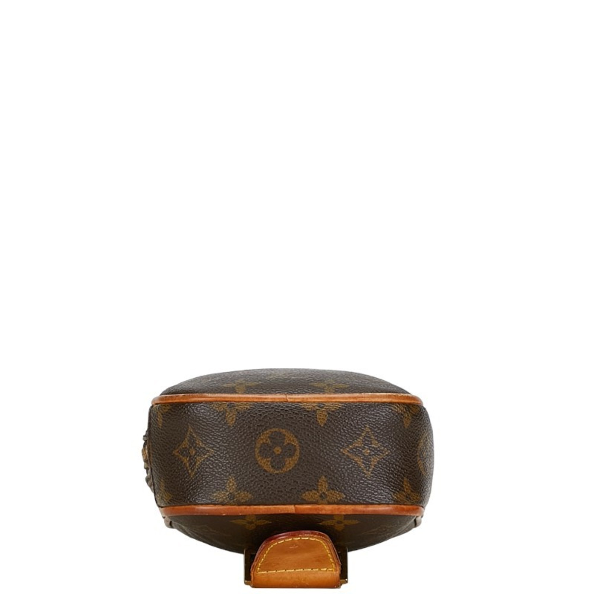 Louis Vuitton Monogram Pochette Ganju Body Bag Waist M51870 Brown PVC Leather Men's LOUIS VUITTON