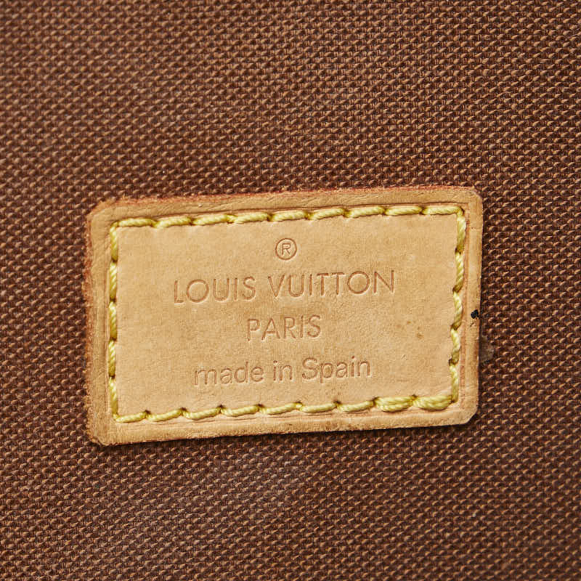 Louis Vuitton Monogram Pochette Ganju Body Bag Waist M51870 Brown PVC Leather Men's LOUIS VUITTON