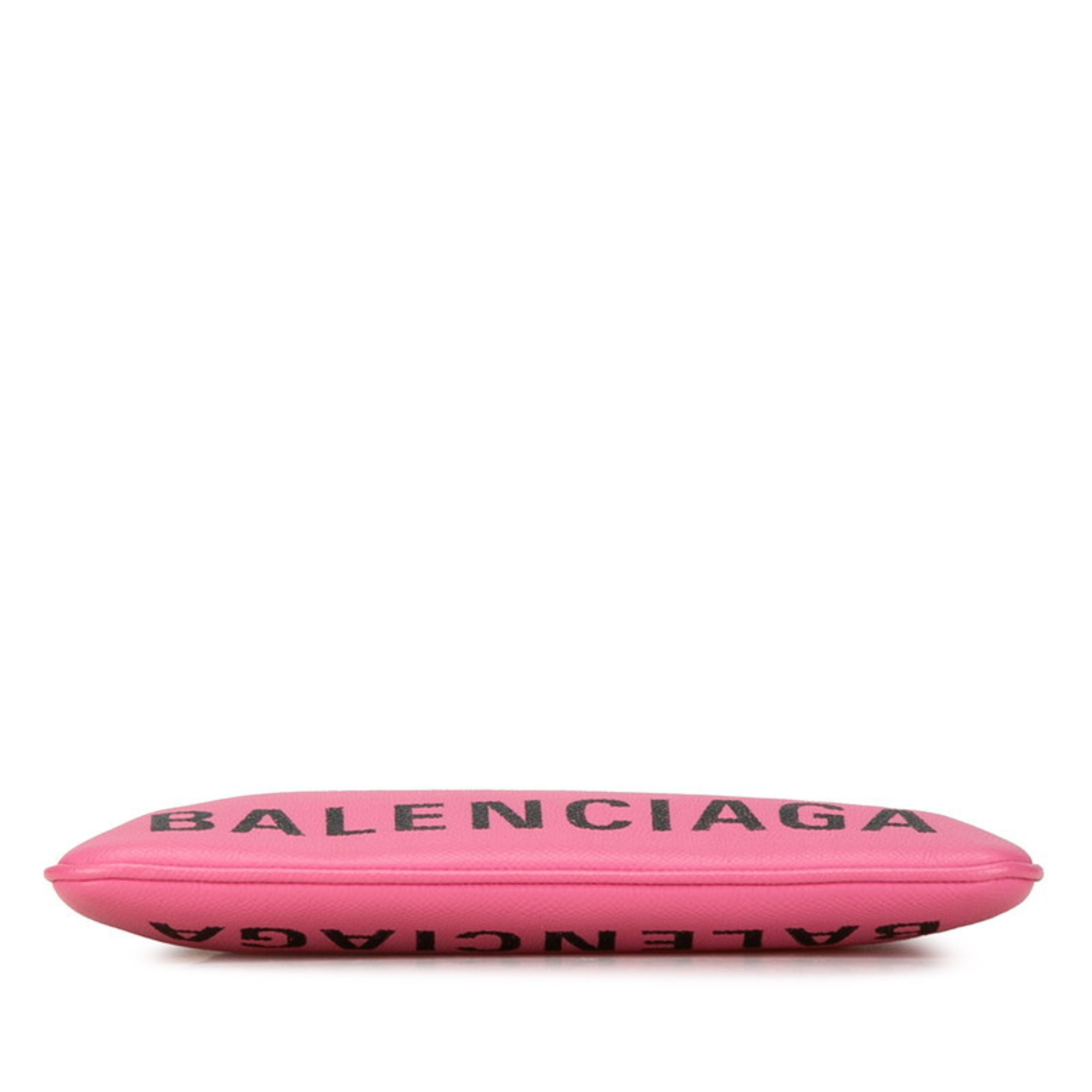 Balenciaga Ville Clutch Bag Pouch 545773 Pink Leather Women's BALENCIAGA