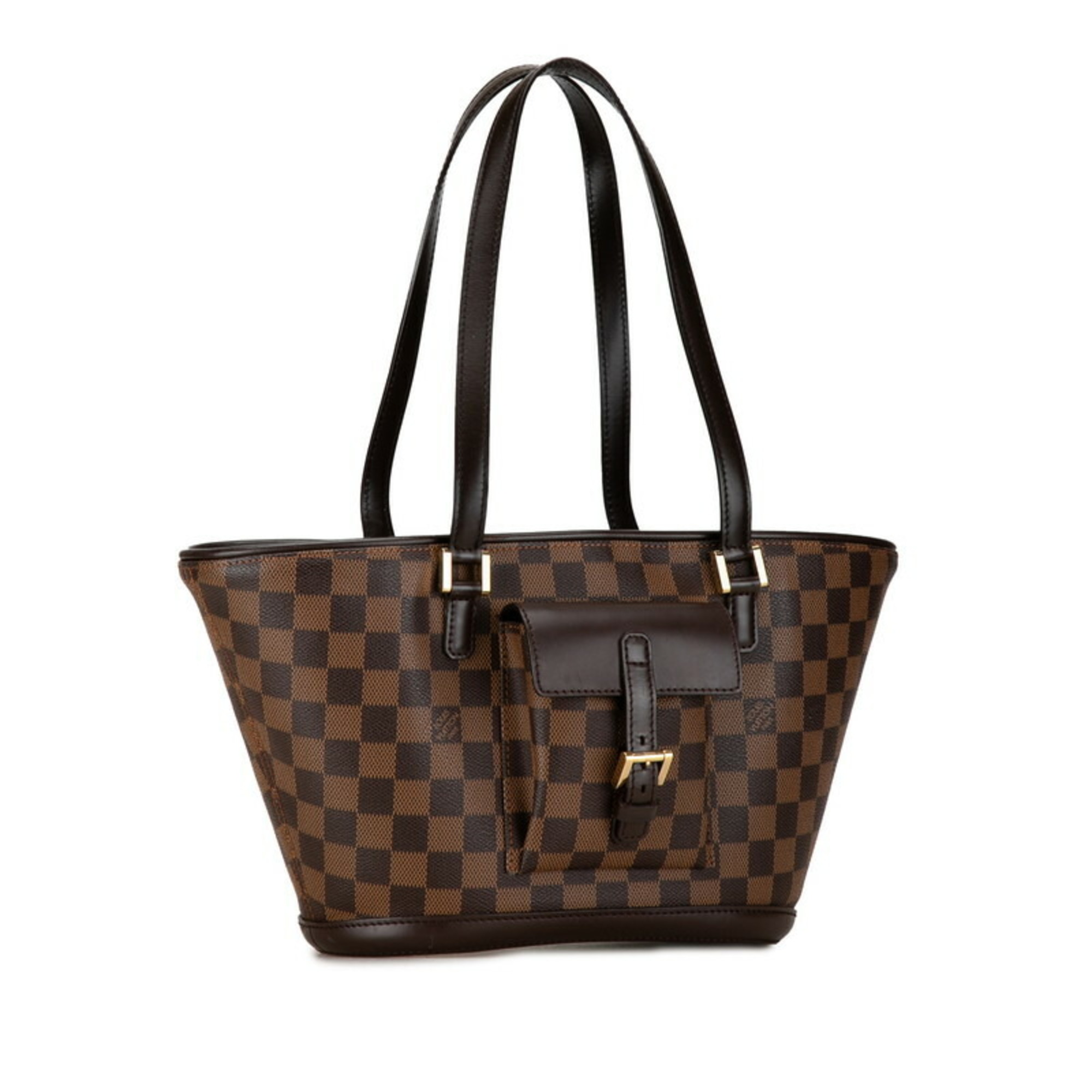 Louis Vuitton Damier Manosque Tote Bag Handbag N51121 Brown PVC Leather Women's LOUIS VUITTON