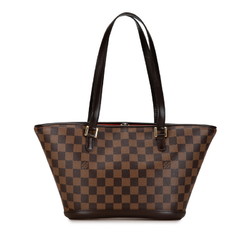 Louis Vuitton Damier Manosque Tote Bag Handbag N51121 Brown PVC Leather Women's LOUIS VUITTON