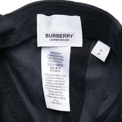 Burberry Cap Baseball Size: S 55 Black Nylon Women's BURBERRY