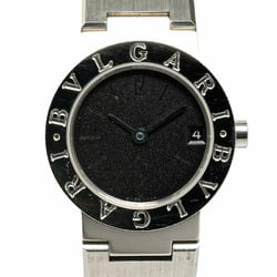 BVLGARI Watch BB23SSD Quartz Black Dial Stainless Steel Women's