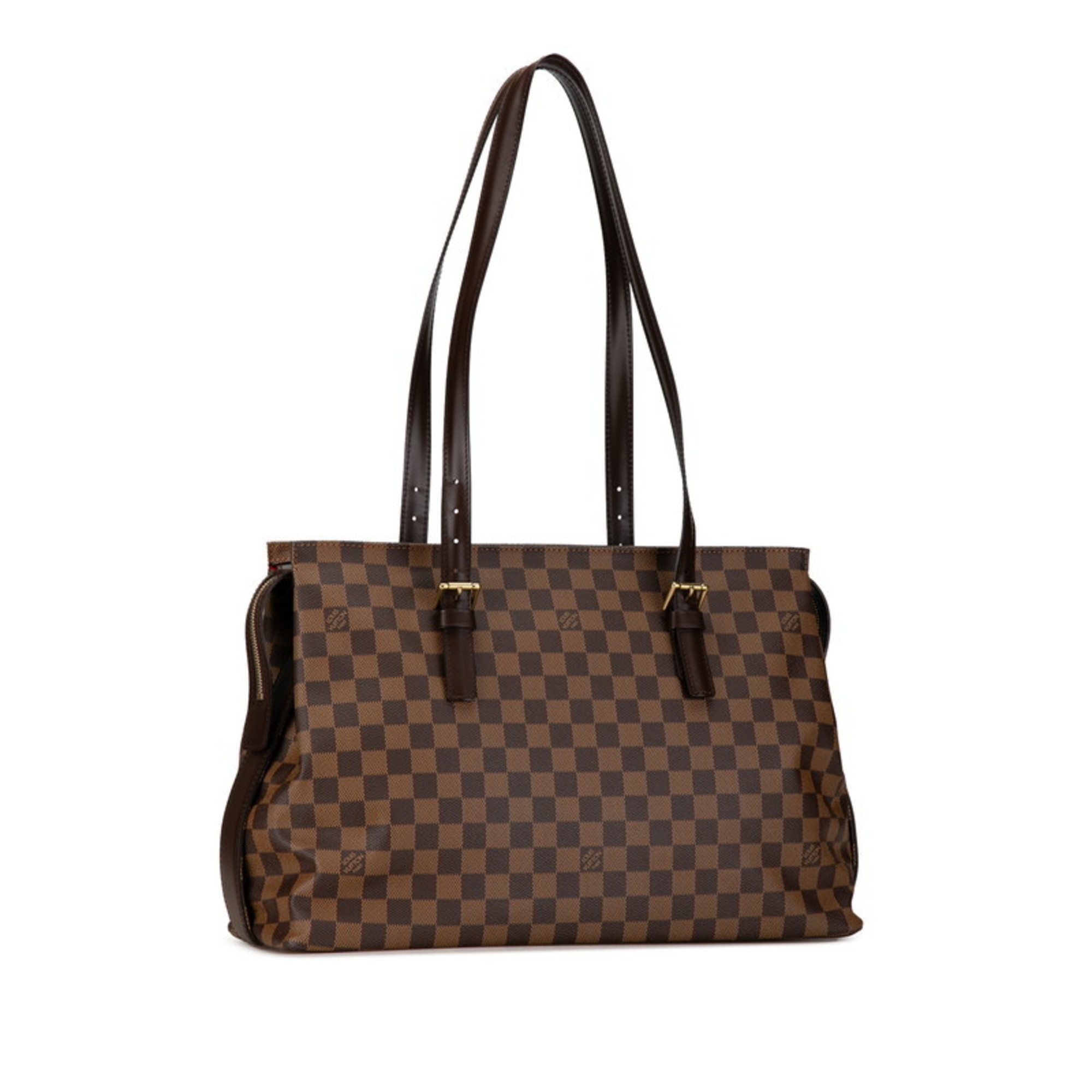 Louis Vuitton Damier Chelsea Tote Bag Shoulder N51119 Brown PVC Leather Women's LOUIS VUITTON