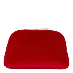 Christian Dior Dior pouch set of 3, navy, black, red, velour, women's,