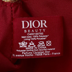 Christian Dior Dior pouch set of 3, navy, black, red, velour, women's,